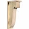 Ekena Millwork Del Monte Rough Sawn Corbel w/Backplate, Douglas Fir, 6"W x 10"D x 22"H COR06X10X22DEL01RDF - alternate 1